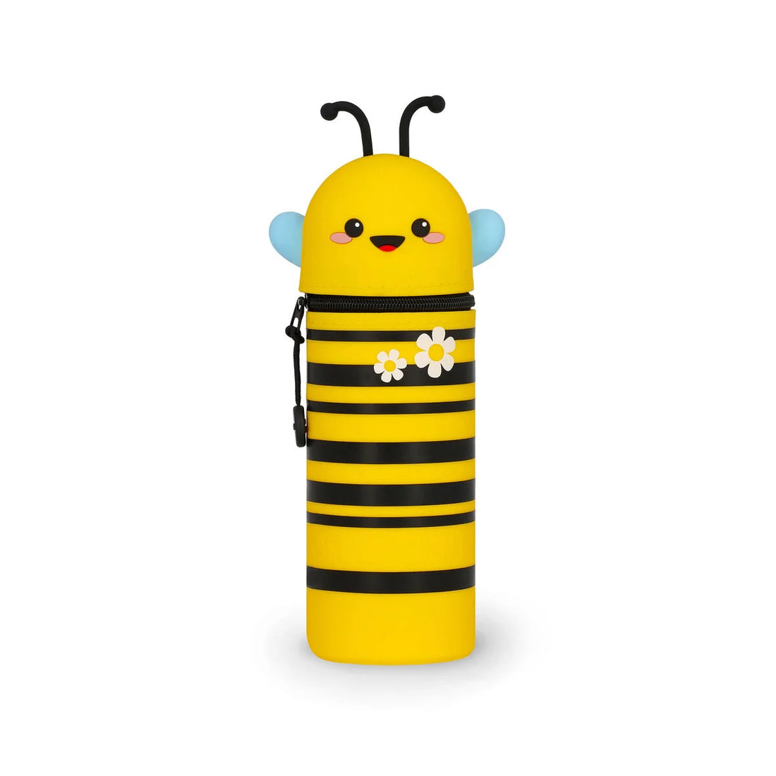 2 in 1 Federmäppchen KAWAII aus weichem Silikon - Biene