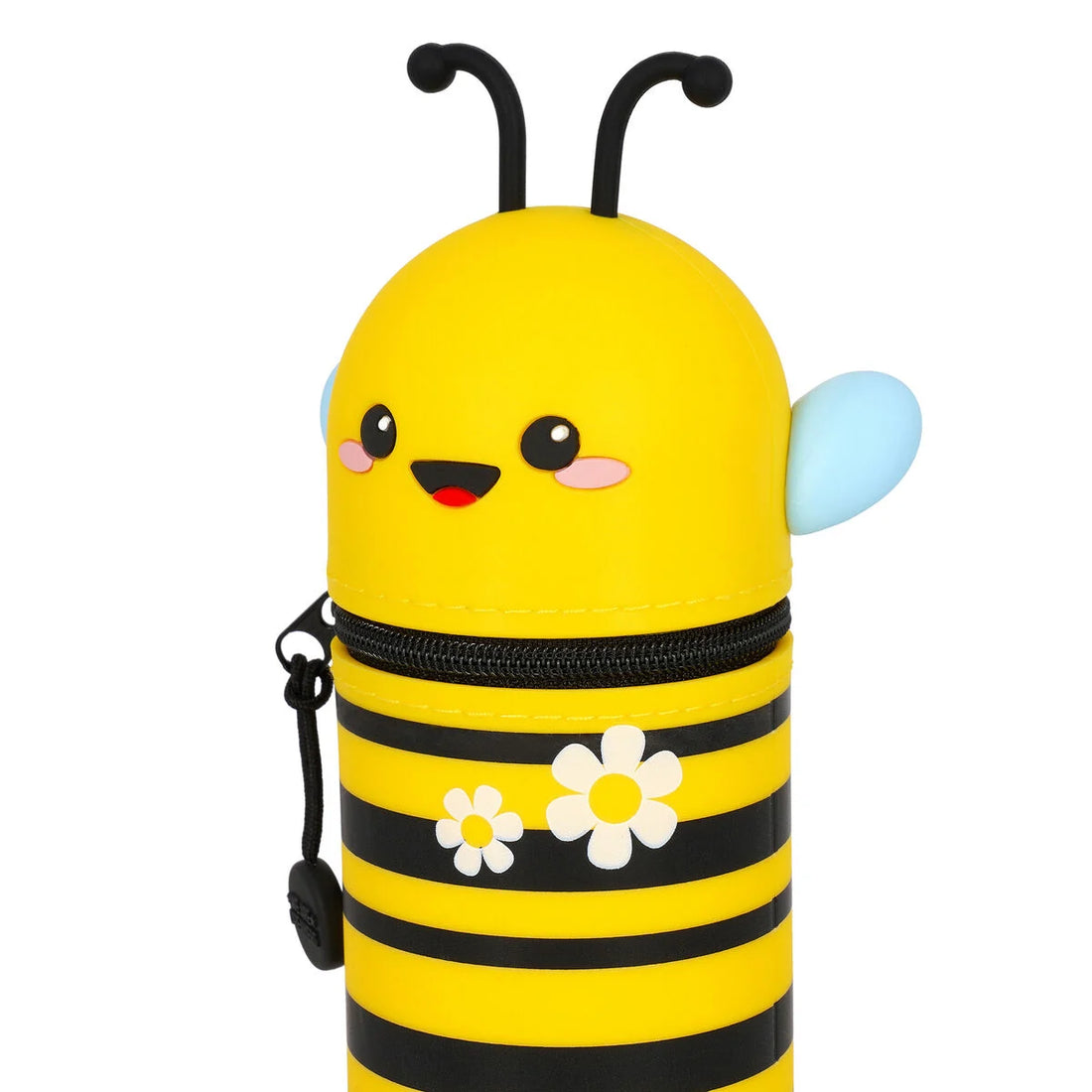 2 in 1 Federmäppchen KAWAII aus weichem Silikon - Biene