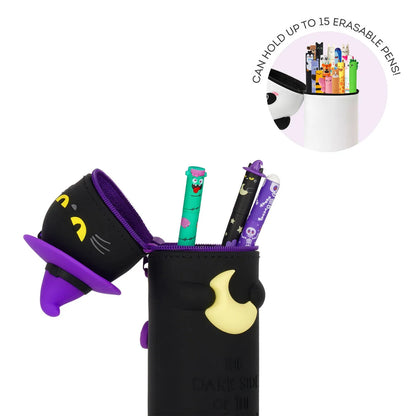 2 in 1 Federmäppchen KAWAII aus weichem Silikon - Halloween