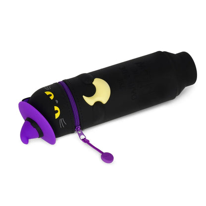 2 in 1 Federmäppchen KAWAII aus weichem Silikon - Halloween