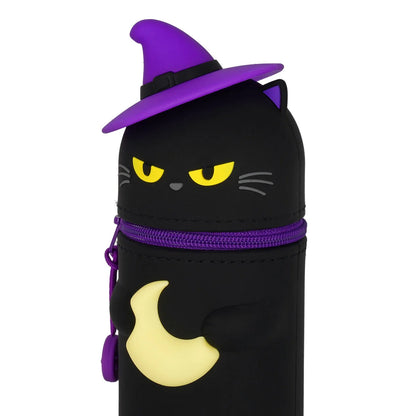2 in 1 Federmäppchen KAWAII aus weichem Silikon - Halloween