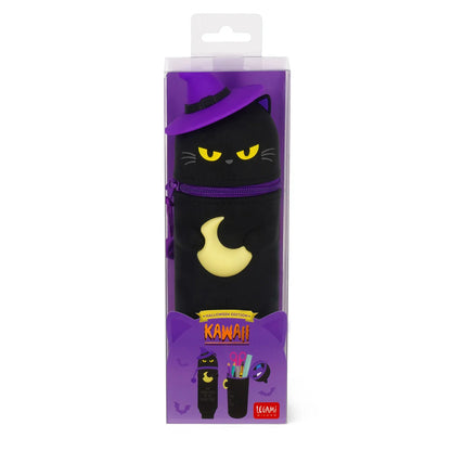 2 in 1 Federmäppchen KAWAII aus weichem Silikon - Halloween