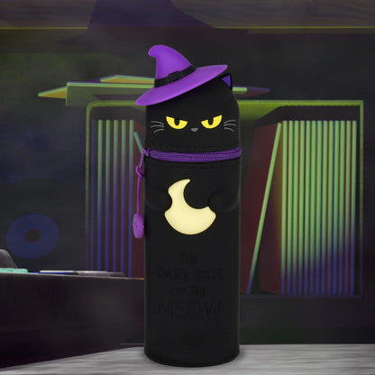 2 in 1 Federmäppchen KAWAII aus weichem Silikon - Halloween