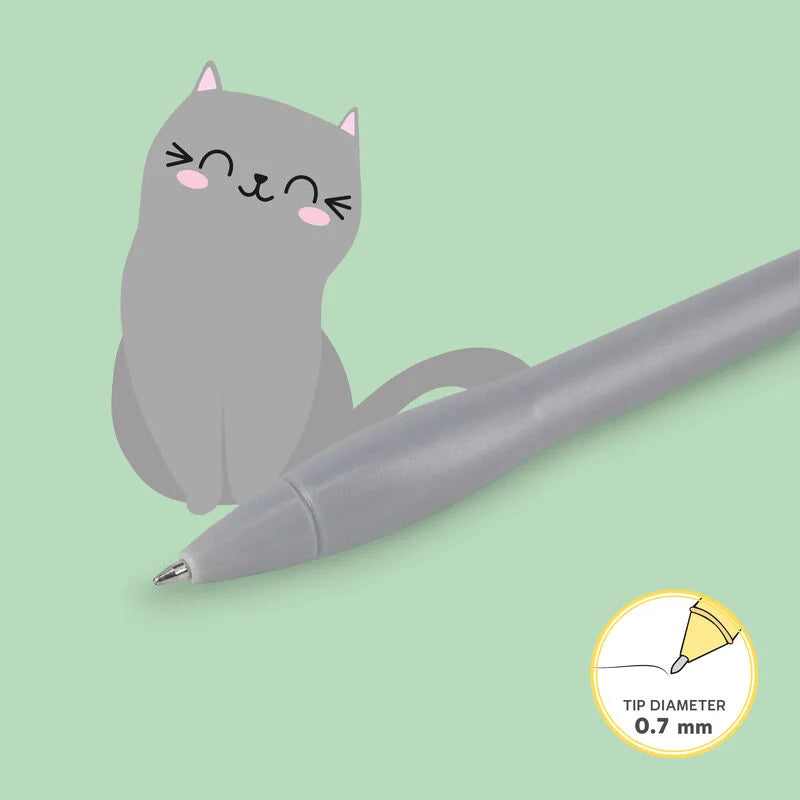 Leuchtender Kugelschreiber - Writing is Magic Kitty