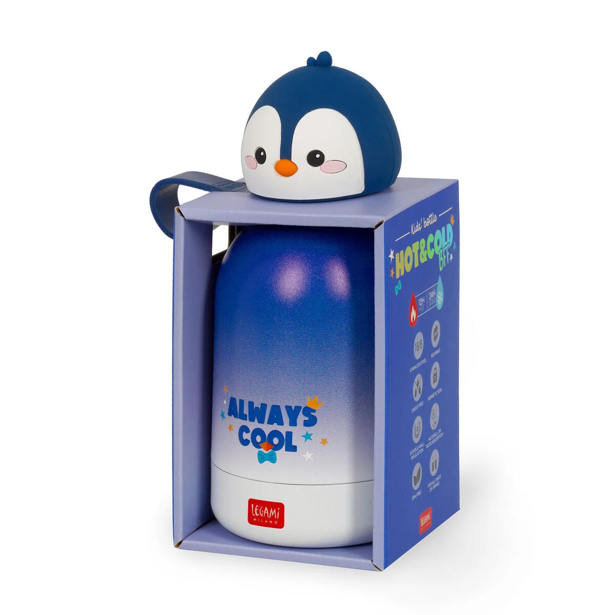 Thermosflasche für Kinder - Pinguin