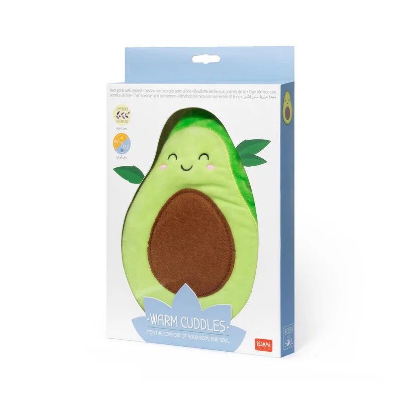 Wärmekissen mit Leinsamen - Avocado