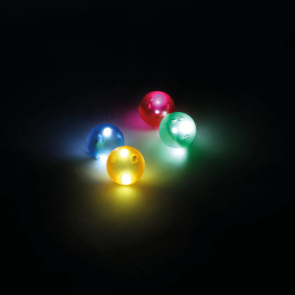 4x leuchtende Kugeln
