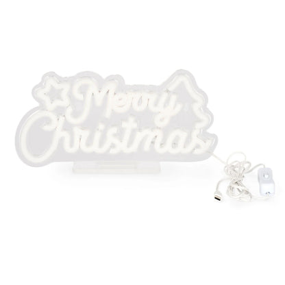 Neon-Effekt-Led-Light-Schild - Merry Xmas - It&