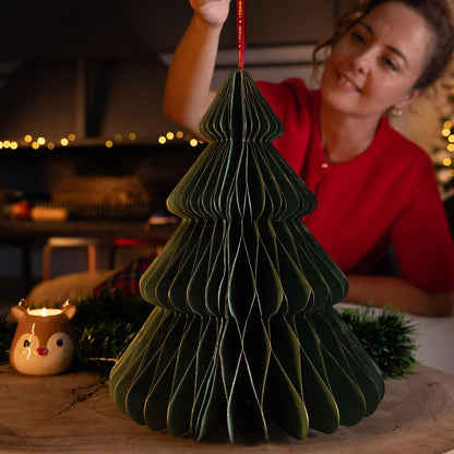 Falt-Weihnachtsbaum aus Papier