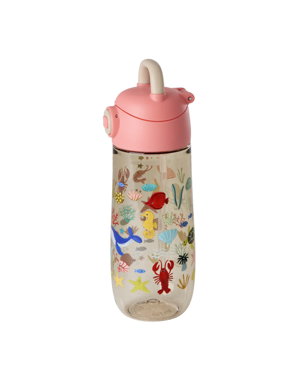 Tritan Flasche - Koralle - Ocean Print
