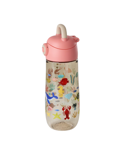 Tritan Flasche - Koralle - Ocean Print