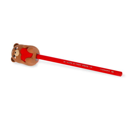 Anspitzer Mit Lichteffekt Und Behälter - Teddy Bear - Sharpening is Magic