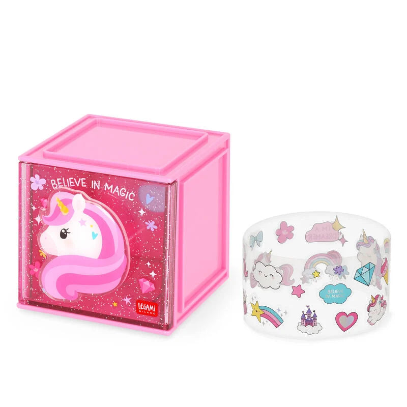 Erweiterbare Schreibtischbox - Cutie Cube, Unicorn