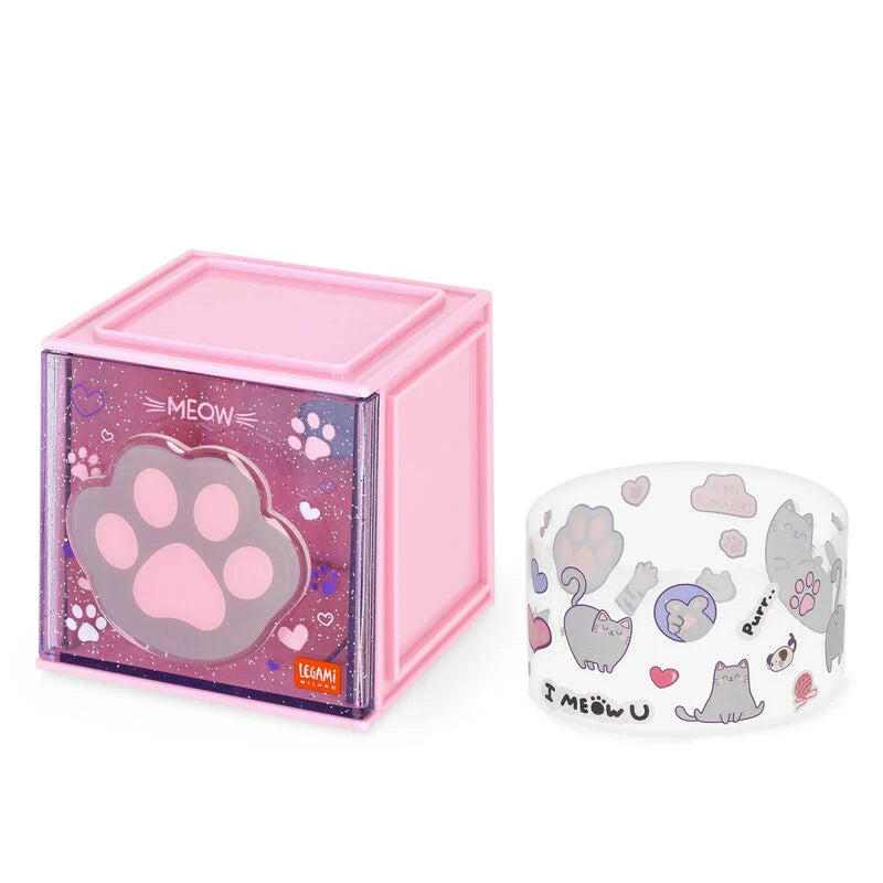 Erweiterbare Schreibtischbox - Cutie Cube, Kitty