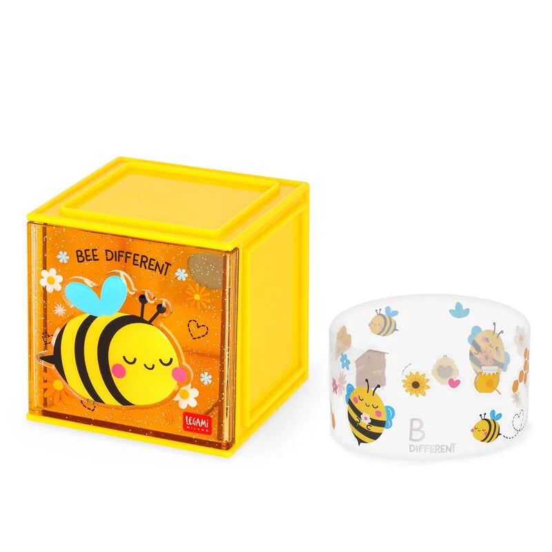 Erweiterbare Schreibtischbox - Cutie Cube, Bee