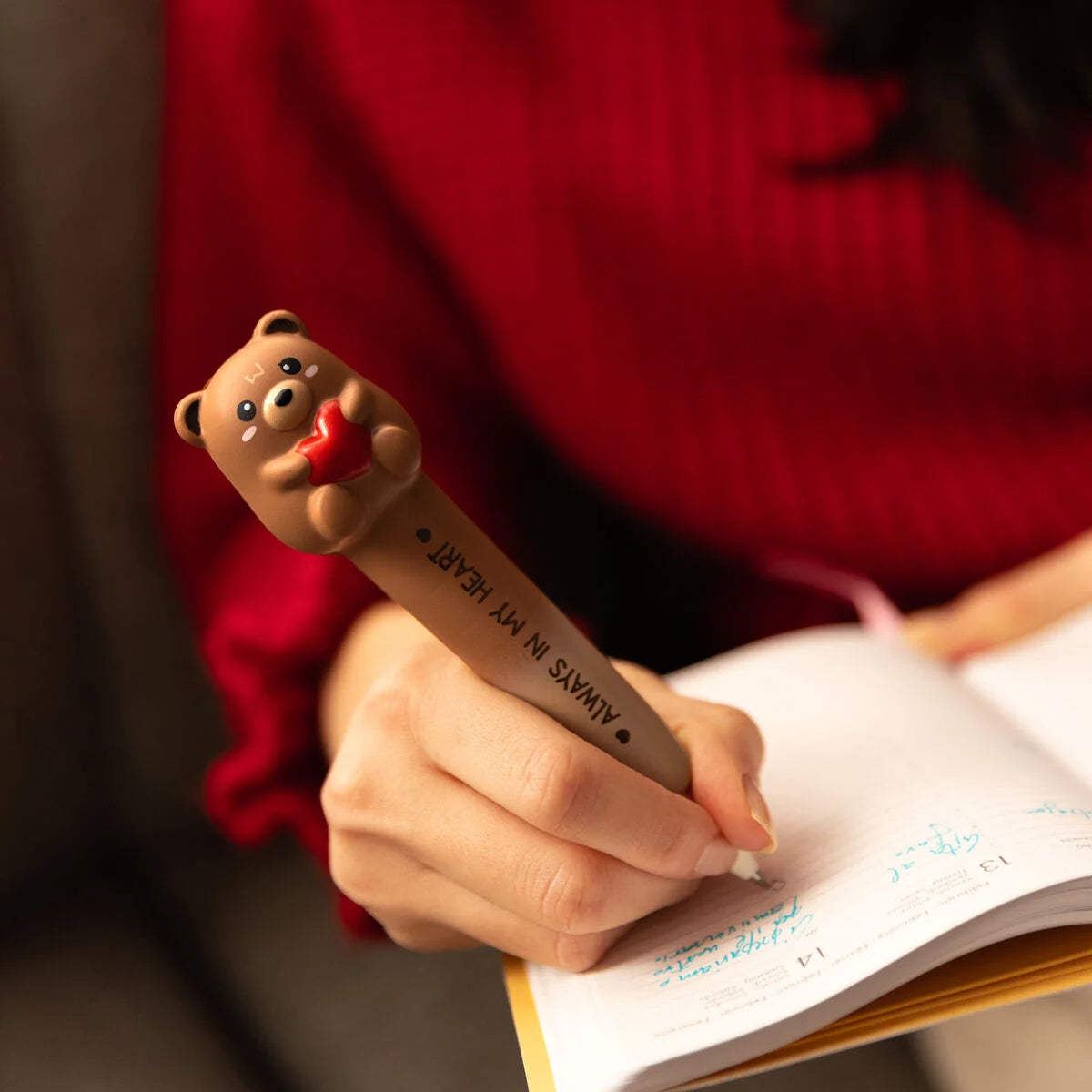 Squishy-Gelstift Teddy Bear „Always in my heart“ - Squeezies