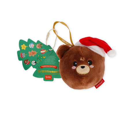Weihnachtsdekoration aus Plüsch - Teddy Bear - Oh-Oh-Ohrnaments
