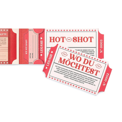 Block mit 24 sexy Gutscheinen - Deutsch - Gift Vouchers