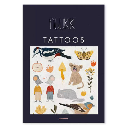 vegane Kindertattoos - kleiner Specht