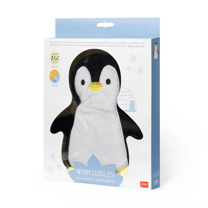 Wärmekissen mit Leinsamen - Pinguin