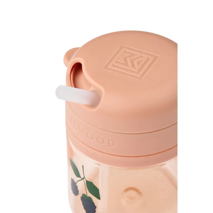 Trinkbecher mit Strohhalm - Pavia Tritan berry