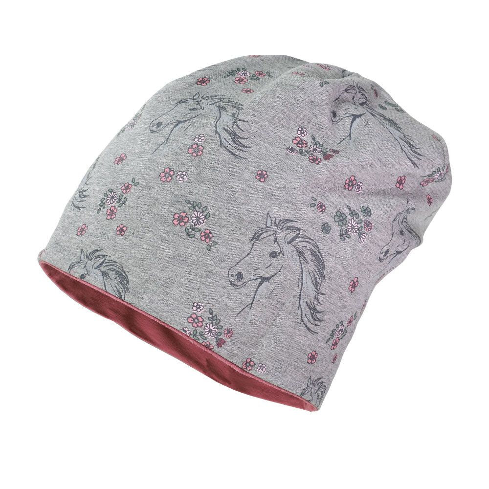Kids Beanie &quot;Pferd&quot; reversible