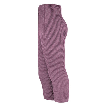 MINI Leggings aus Wolle - hellmauve