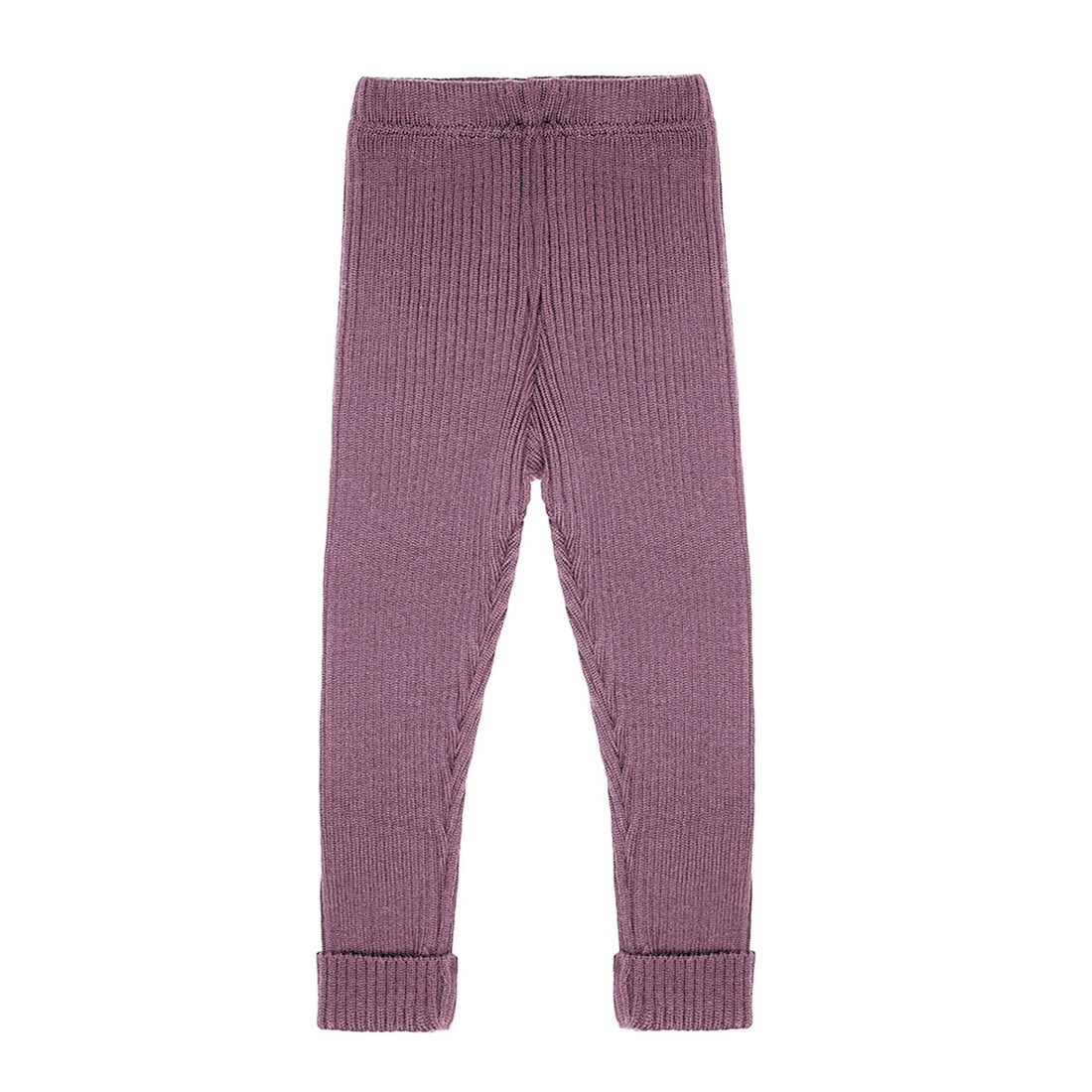 MINI Leggings aus Wolle - hellmauve