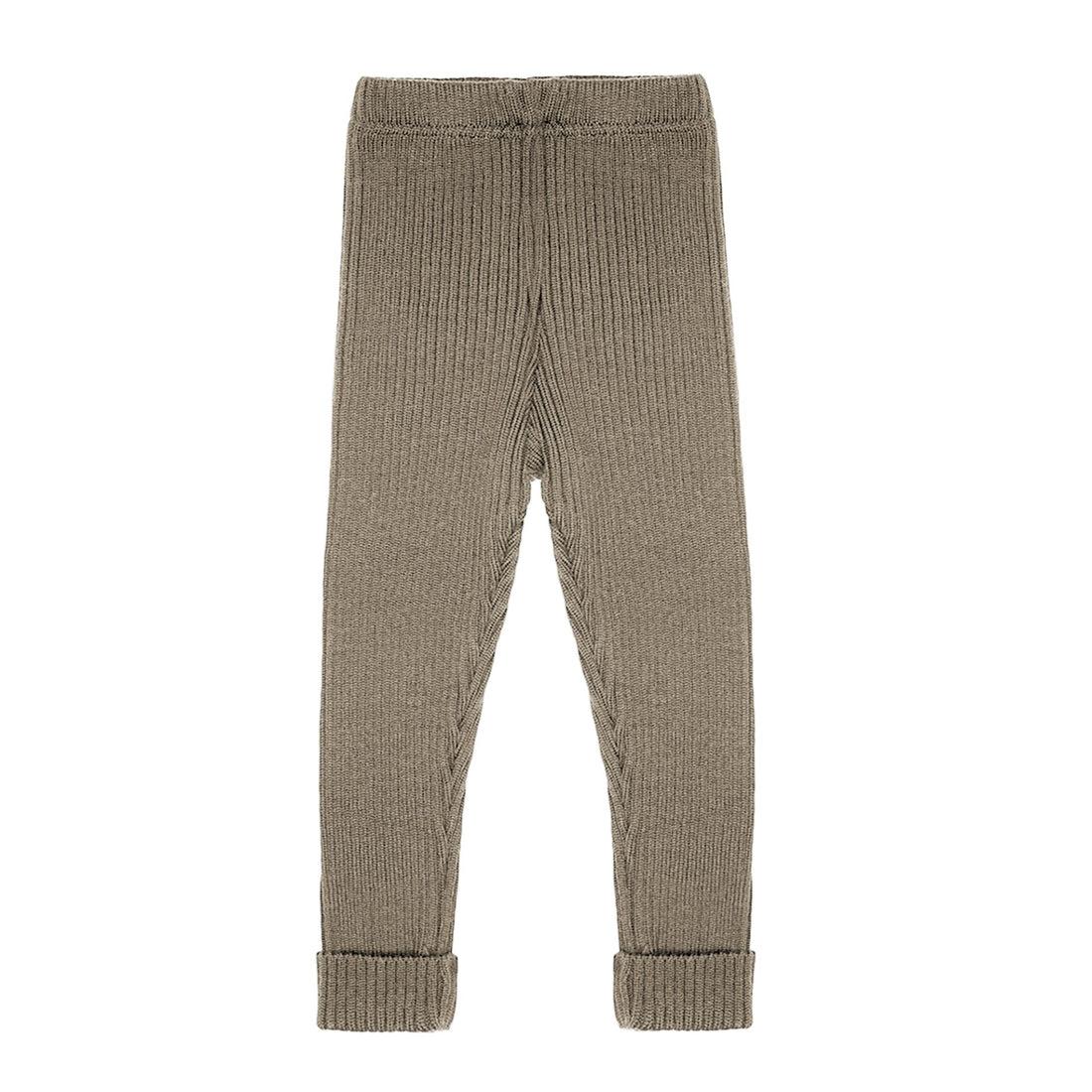 MINI Leggings aus Wolle - fossil