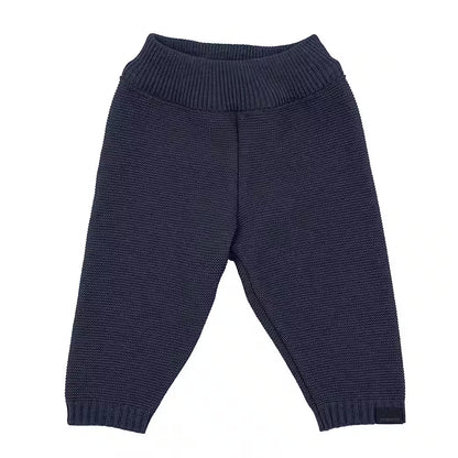 GOTS BABY Strickhose - navy