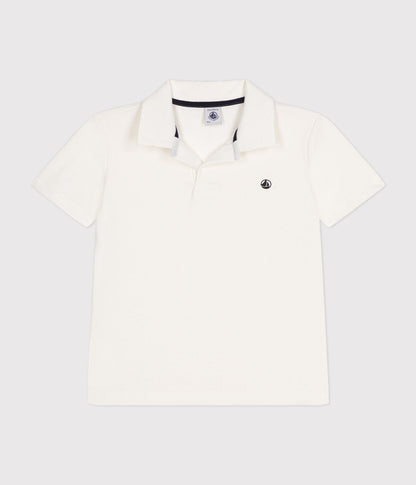 Kurzärmliges Jungen-Poloshirt aus Baumwolle