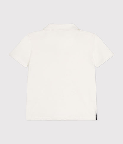 Kurzärmliges Jungen-Poloshirt aus Baumwolle