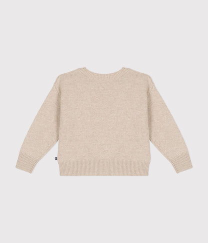 Kinderpullover aus Wolle und Baumwolle