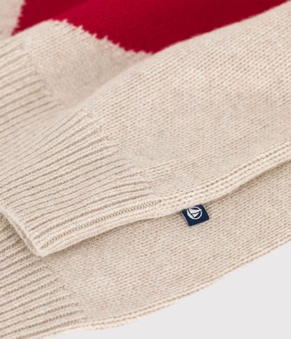 Kinderpullover aus Wolle und Baumwolle