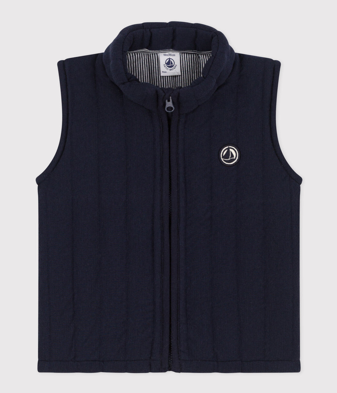 Baby-Weste aus gestepptem Doppeljersey