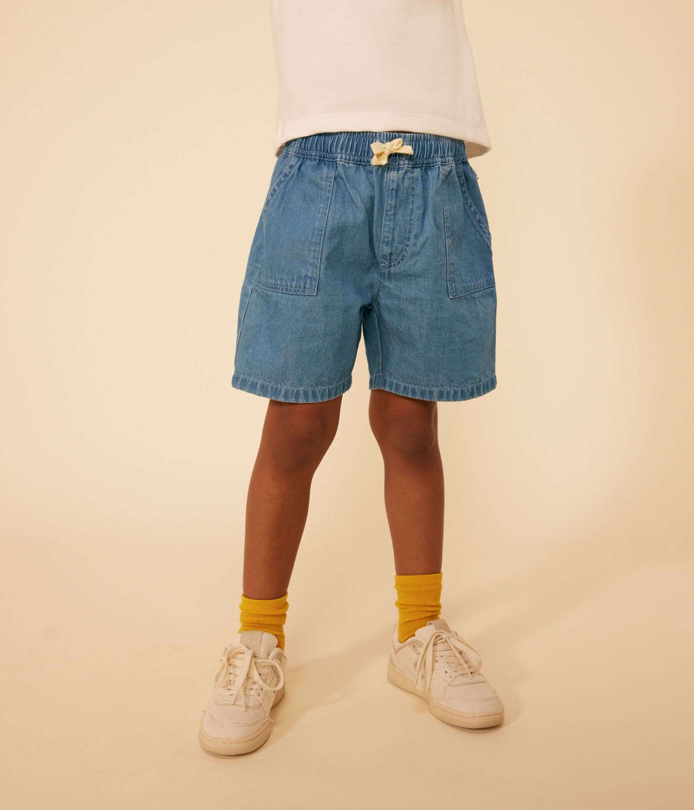 Kinder-Shorts aus leichtem Denim