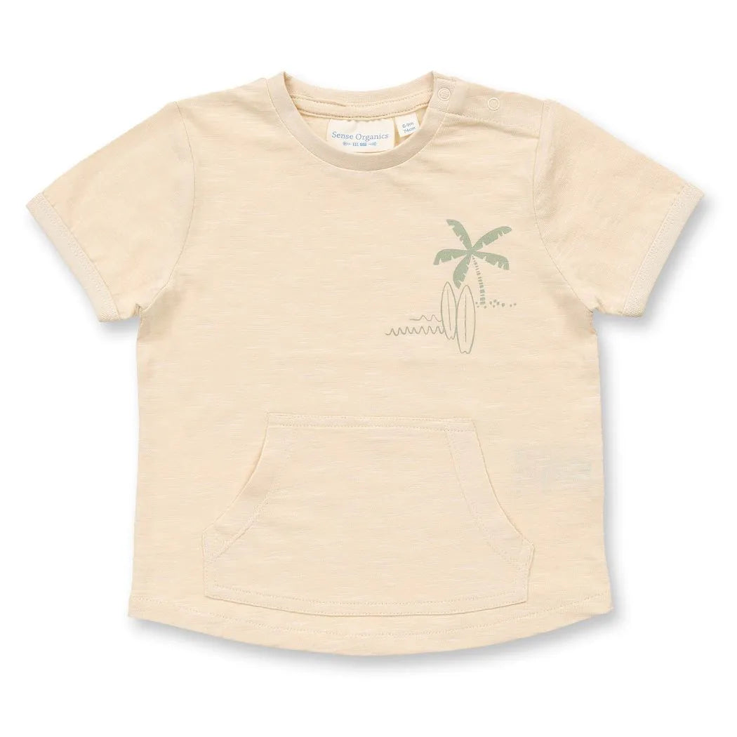 Baby T-Shirt mit Palme, Modell TAMO