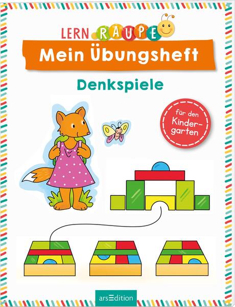 Lernraupe Mein Übungsheft - Denkspiele