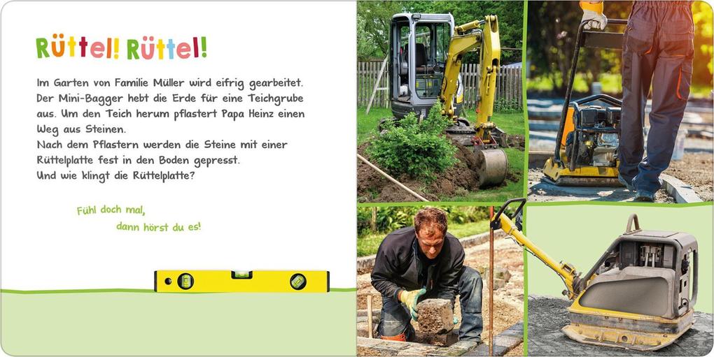 Hör mal rein, wer kann das sein? Baustelle