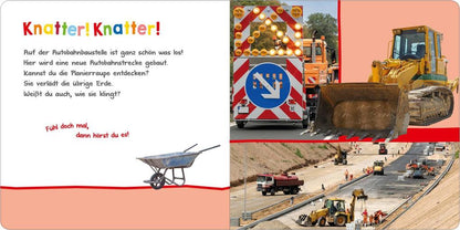 Hör mal rein, wer kann das sein? Baustelle