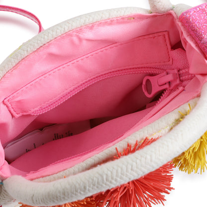 Mehrfarbige runde Tasche