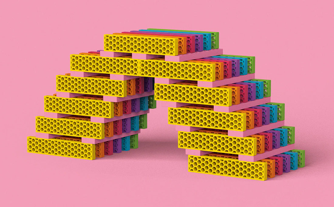 Fun Box &quot;Multi-Mix&quot; mit 200 Bausteinen