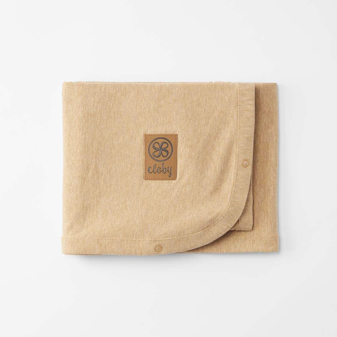 Multifunktionale Decke mit UV Schutz Beige Melange