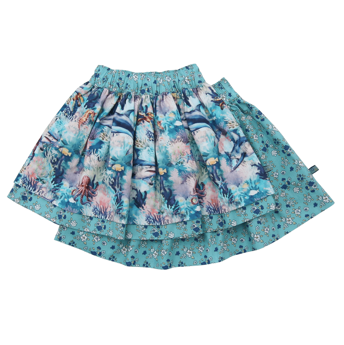 Wenderock mit Unterwasser- und Miniblümchendruck