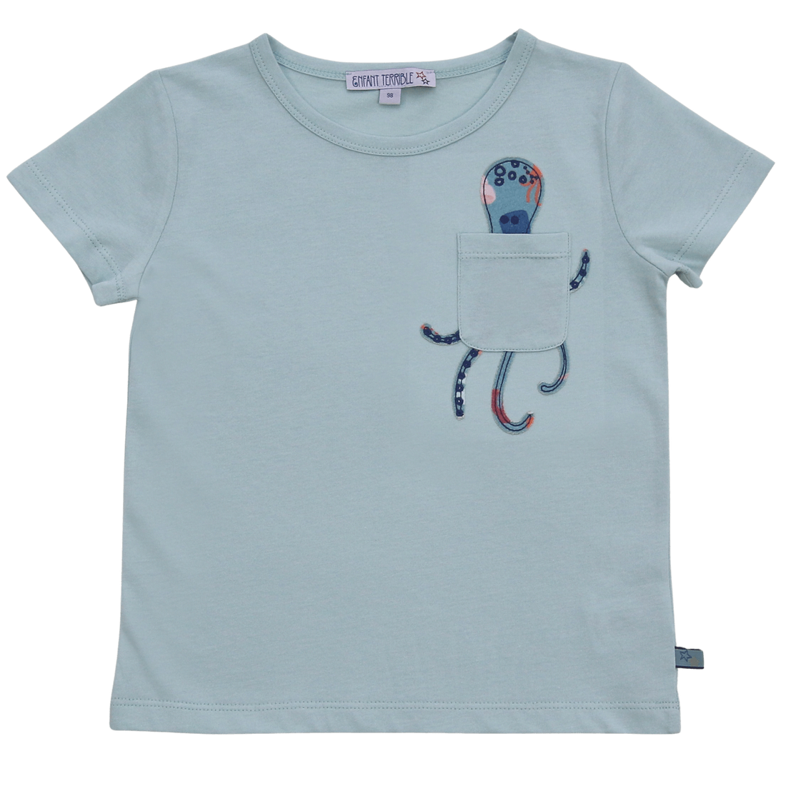 Shirt mit Oktopusapplikation