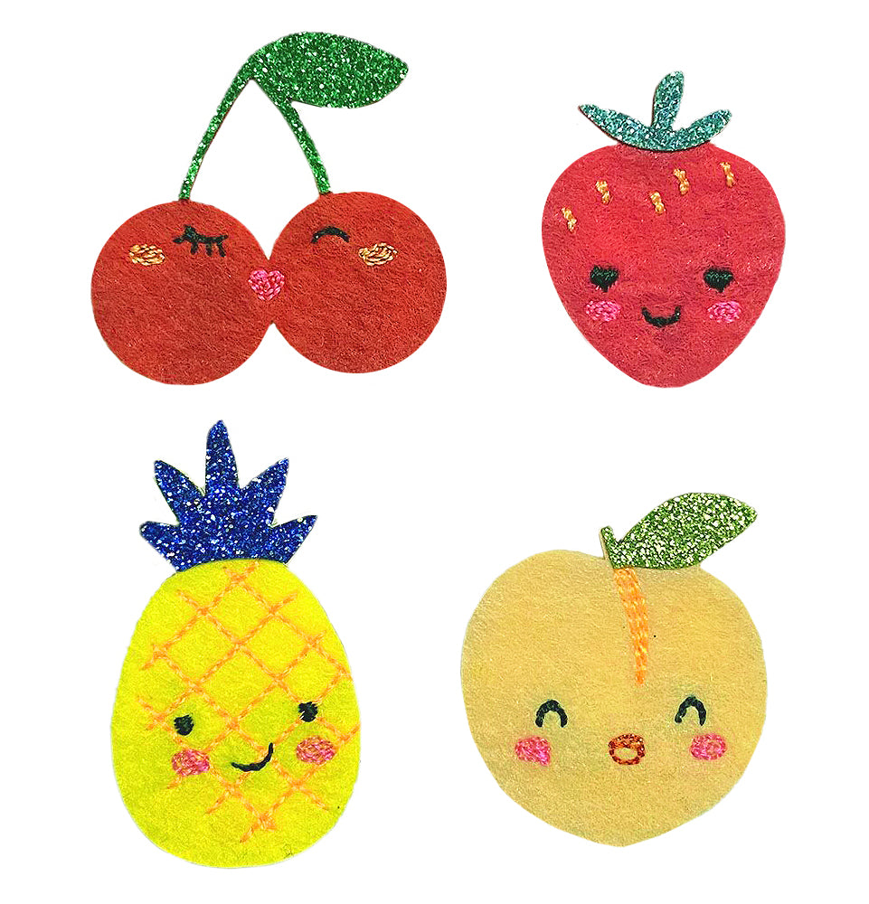 Cheeky fruits – Stoffsticker zum Kleben