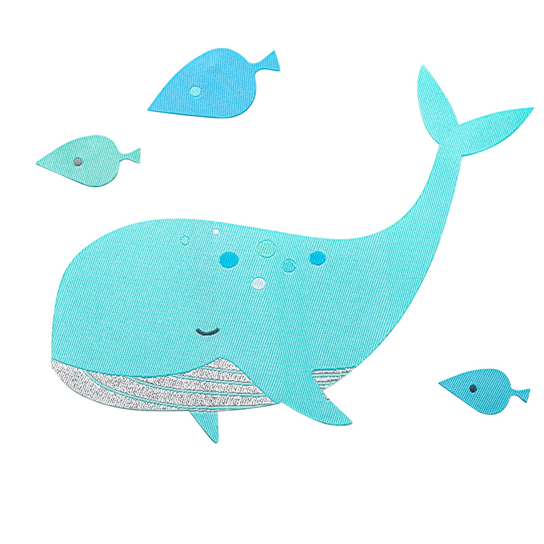 Whale – Stoffsticker zum Kleben