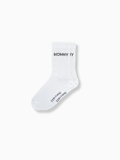 Socken MOMMY weiss