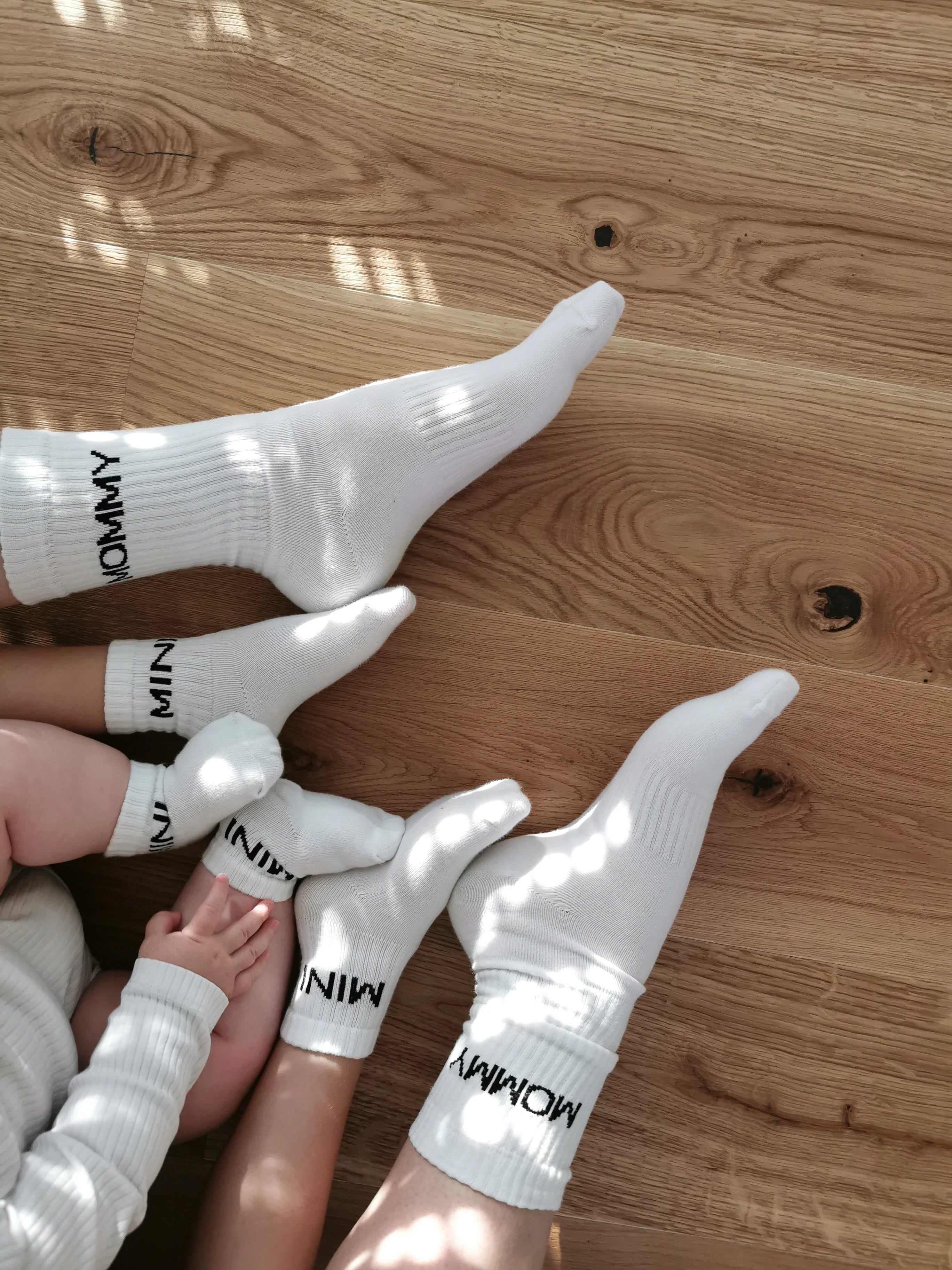 Socken MOMMY weiss