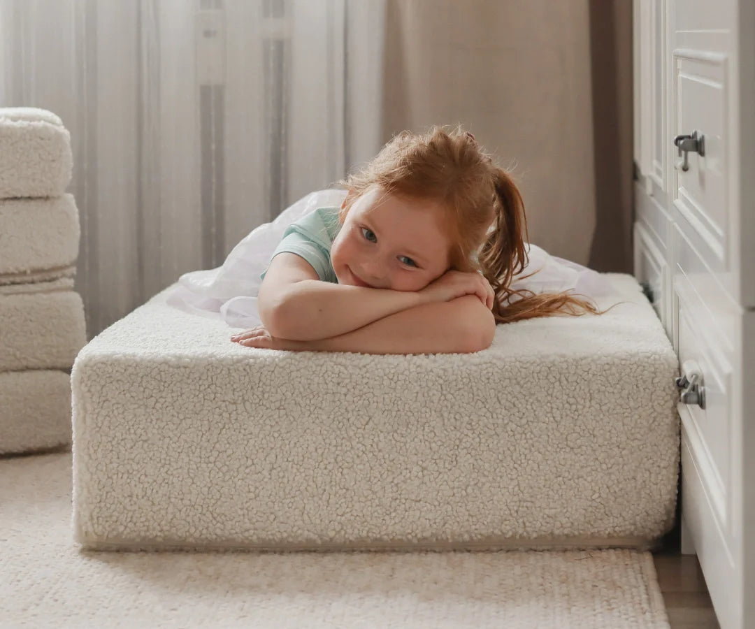 Hüpfpolster Teddy Beige